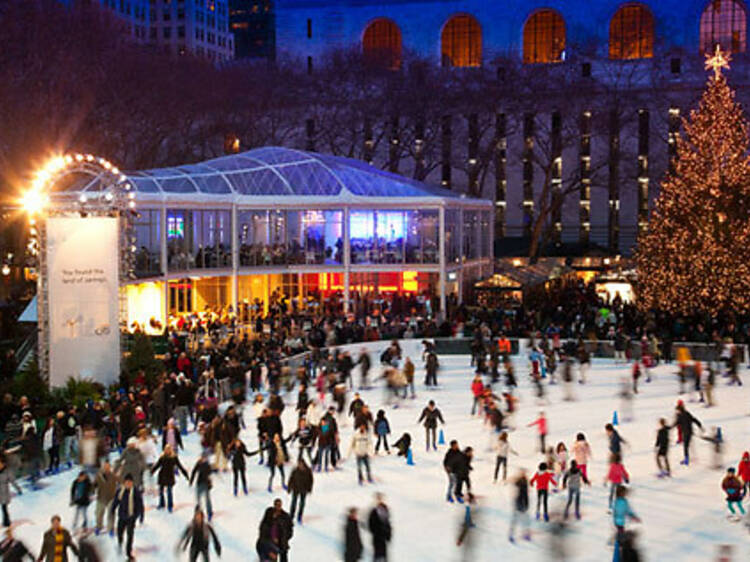 Ice skating in New York City this Christmas