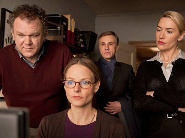 John C. Reilly, Jodie Foster, Christoph Waltz and Kate Winslet in Carnage John C. Reilly, Jodie Foster, Christoph Waltz and Kate Winslet in Carnage