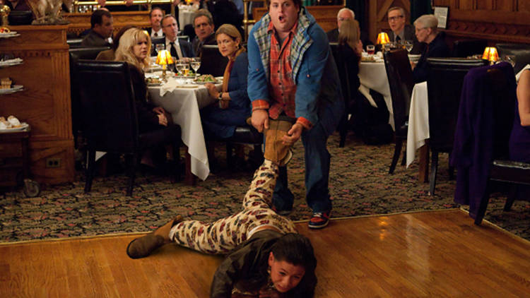 Jonah Hill and Kevin Hernandez in The Sitter 