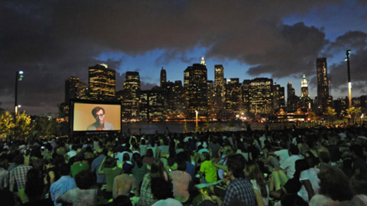 Brooklyn Bridge Park at night