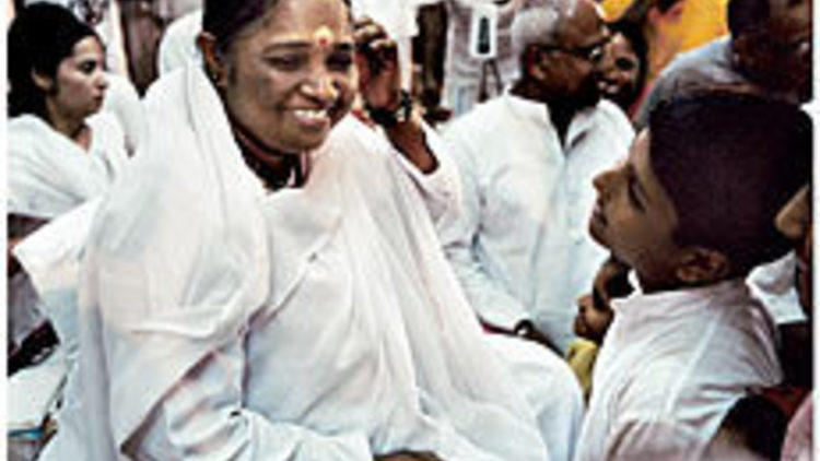 SISTER OF MERCY Amma exudes love.