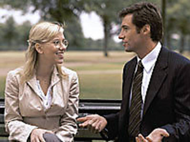 CLUE ME IN Johansson, left, charms a suspect CLUE ME IN Johansson, left, charms a suspect.