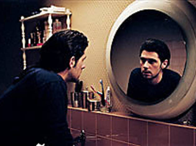 REFLECTIONS IN A GOLDEN EYE Poupaud admires his stunning mug REFLECTIONS IN A GOLDEN EYE Poupaud admires his stunning mug.