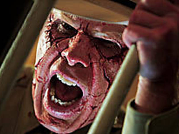 DEVIL INSIDE Perlman lets his prisoners know who's in charge. DEVIL INSIDE Perlman lets his prisoners know who's in charge.