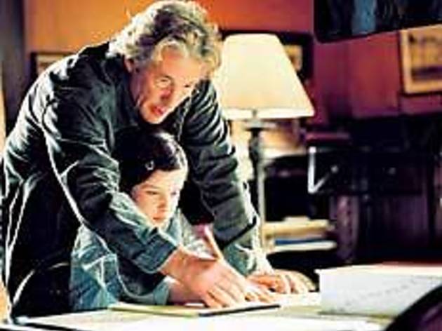 HOW DO YOU SPELL SMOTHERING? Gere hovers over his daughter's studies HOW DO YOU SPELL SMOTHERING? Gere hovers over his daughter's studies.