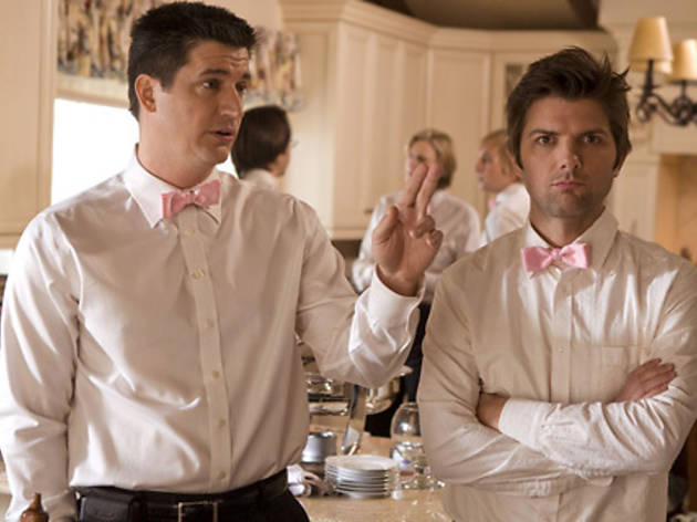 Ken Marino, left, and Adam Scott are Party people Ken Marino, left, and Adam Scott are Party people.