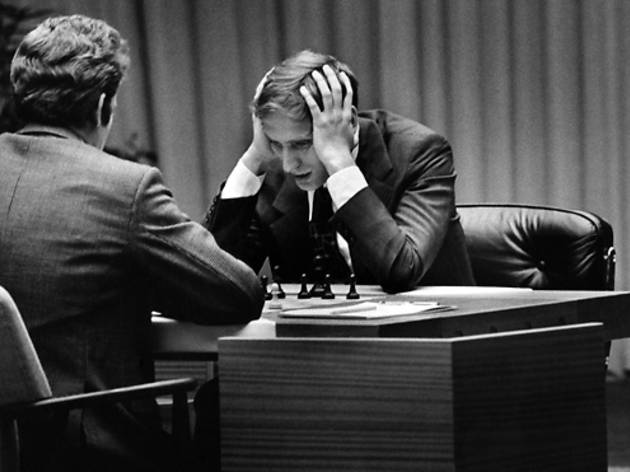 Bobby Fischer, right, in Bobby Fischer Against the World Bobby Fischer, right, in Bobby Fischer Against the World
