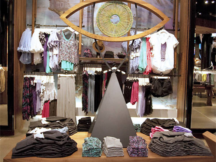 Spanx Display in Bloomingdale's Department Store Interior, NYC