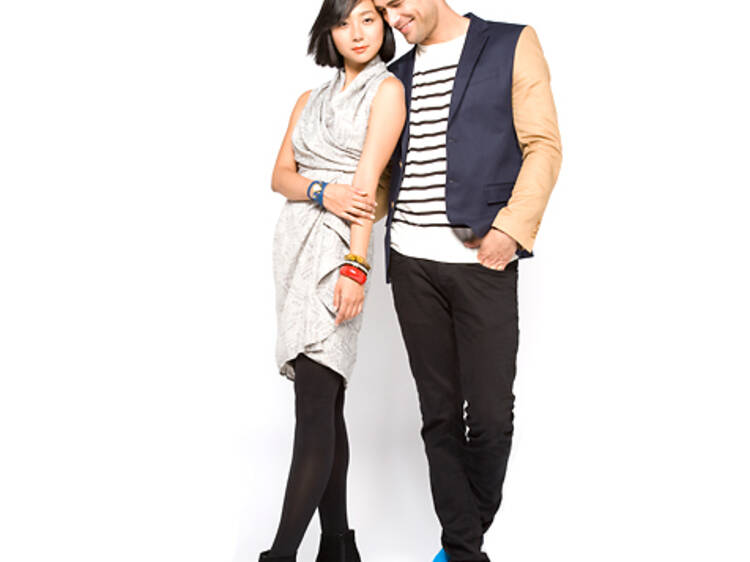 Photograph: Dan Hallman; Hair/makeup: Jen Myles; Models: Neema Kim with Basic Model Mgmt. and Brandon Mills with Images Management