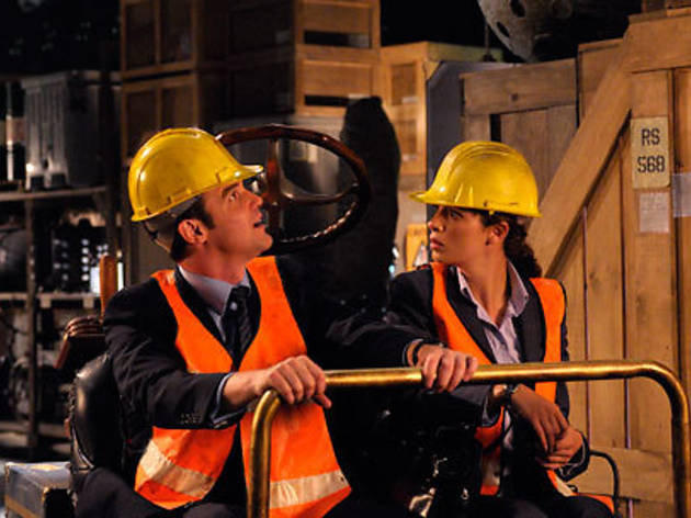 McClintok and Kelly do storage security in Warehouse 13 McClintok and Kelly do storage security in Warehouse 13.