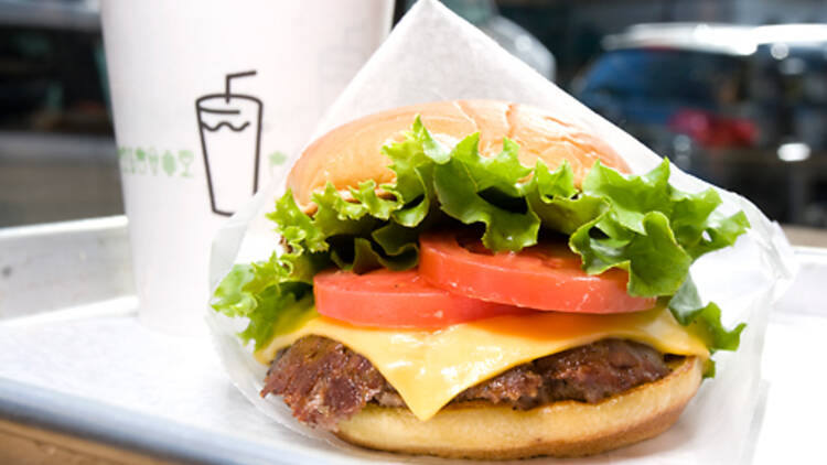 Single ShackBurger at Shake Shack