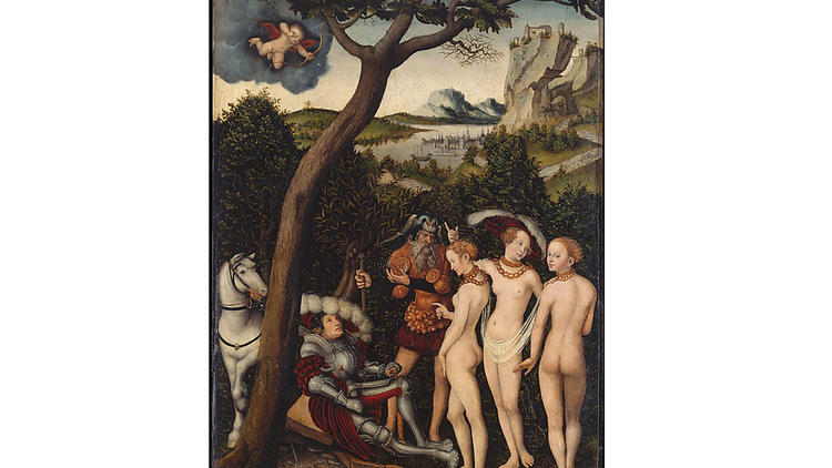 Lucas Cranach the Elder, The Judgment of Paris (c. 1528)