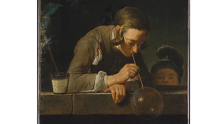 Jean-Baptiste-Simon Chardin, Soap Bubbles (c. 1733-34)