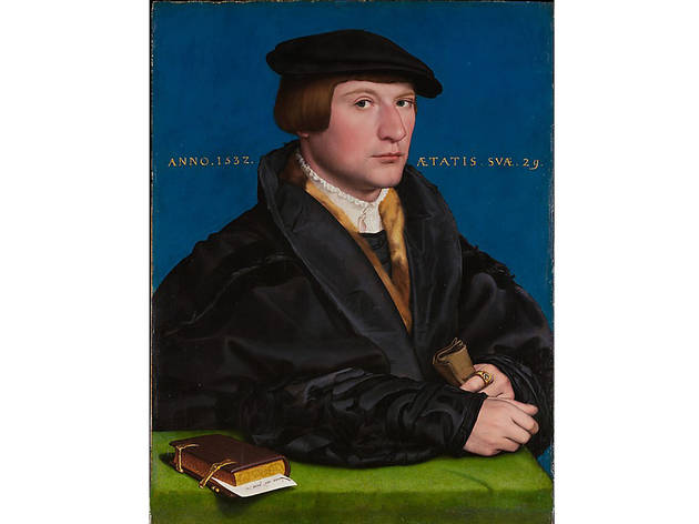 Hans Holbein the Younger, Portrait of a Member of the Wedigh Family (1532) Hans Holbein the Younger, Portrait of a Member of the Wedigh Family (1532)