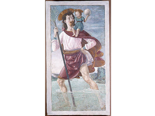 Domenico Ghirlandaio, Saint Christopher and the Infant Christ (1472-75) Domenico Ghirlandaio, Saint Christopher and the Infant Christ (1472-75)