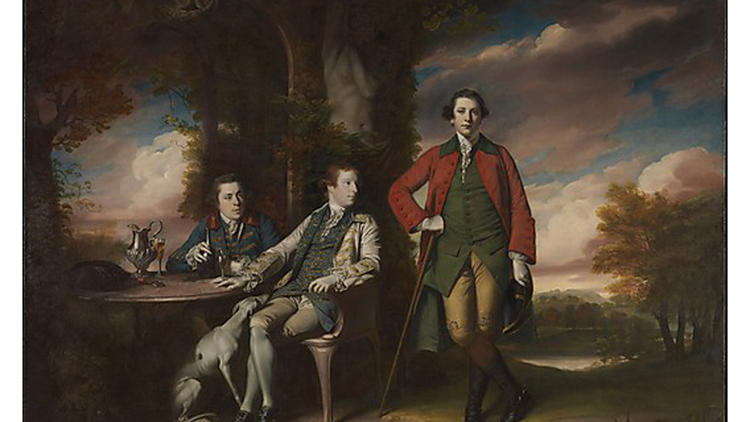 Sir Joshua Reynolds, The Honorable Henry Fane with Inigo Jones and Charles Blair (1761-66)