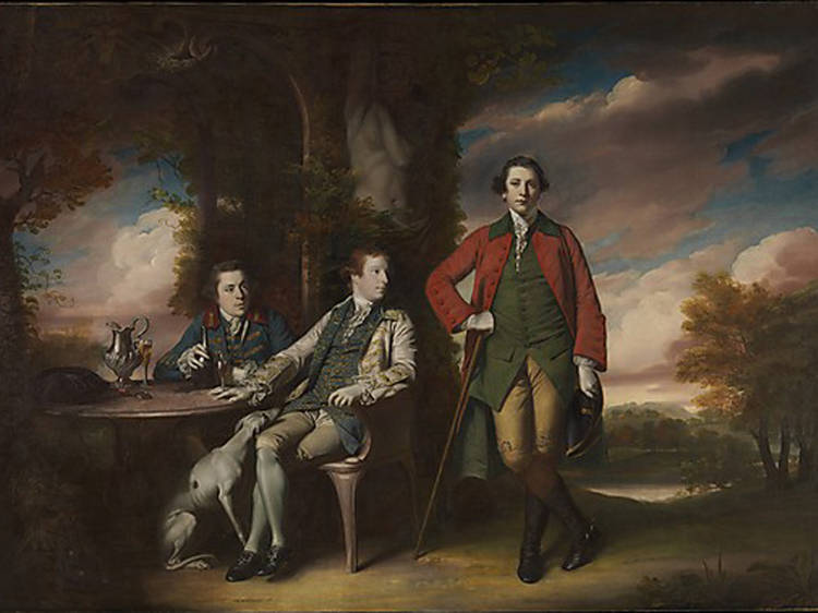 Sir Joshua Reynolds, The Honorable Henry Fane with Inigo Jones and Charles Blair (1761-66)