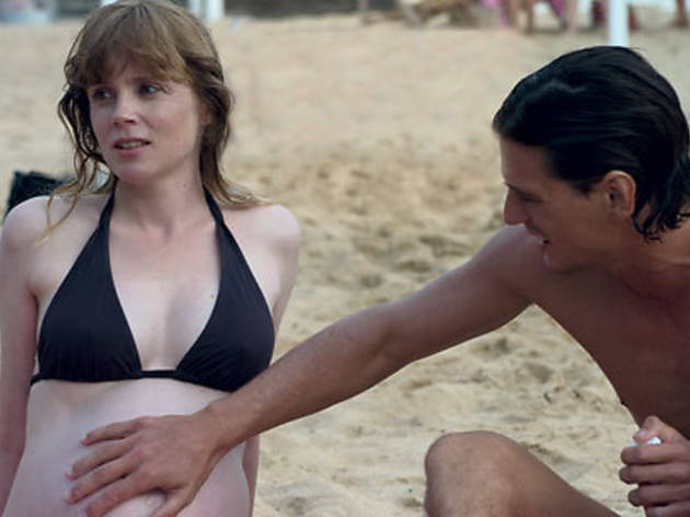 FOR WHOM THE BELLY TOLLS Choisy literally gets a kick out of Carr's midsection FOR WHOM THE BELLY TOLLS Choisy literally gets a kick out of Carr's midsection.