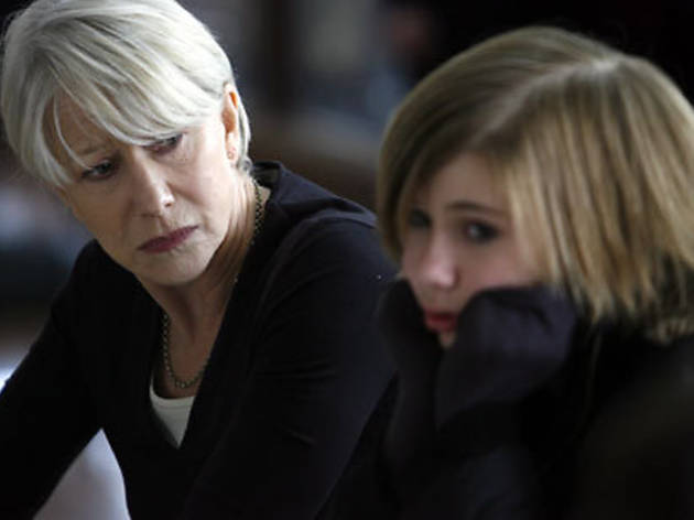 THE BLUE AND THE GRAY Mirren, left, comforts a depressed teen THE BLUE AND THE GRAY Mirren, left, comforts a depressed teen.