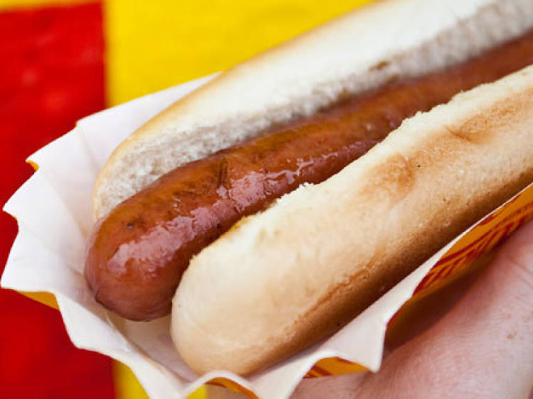 Hot dog at Nathan’s Famous