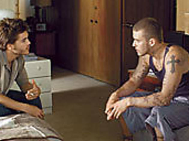 SEXY? WACK Timberlake, right, discusses hostages with Hirsch SEXY? WACK Timberlake, right, discusses hostages with Hirsch.