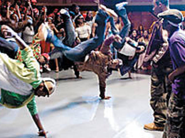 BREAKIN' TOO Short, center, flips out BREAKIN' TOO Short, center, flips out.