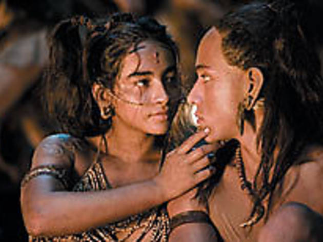 LOVE, MESOAMERICAN STYLE Hernandez, left, and Youngblood profess their devotion LOVE, MESOAMERICAN STYLE Hernandez, left, and Youngblood profess their devotion.