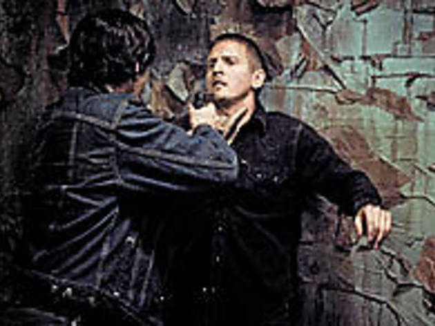 WALL COWER Barry Pepper tries to keep cool WALL COWER Barry Pepper tries to keep cool.