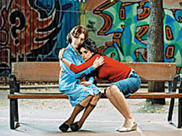 BENCHWARMING Maura, left, gets some belated love from Cruz BENCHWARMING Maura, left, gets some belated love from Cruz.