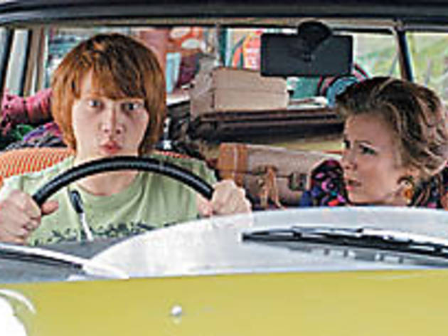 CAR AND STRIVER Grint tries to stay focused on the road CAR AND STRIVER Grint tries to stay focused on the road.