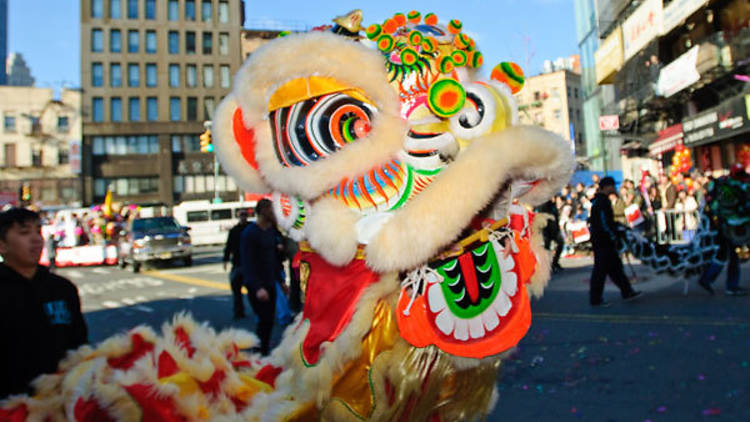 Chinese Lunar New Year parade