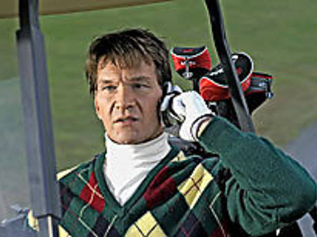 BOGEY MAN Swayze tries to pitch woo BOGEY MAN Swayze tries to pitch woo.