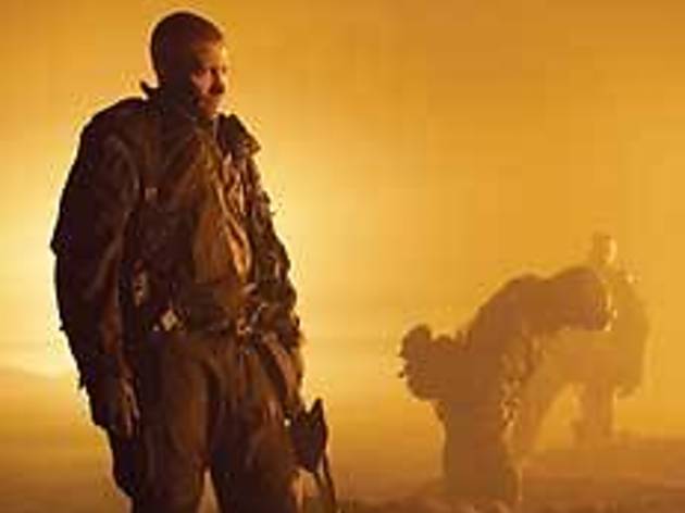 LUBE JOB Gyllenhaal gets oiled down in the desert LUBE JOB Gyllenhaal gets oiled down in the desert.