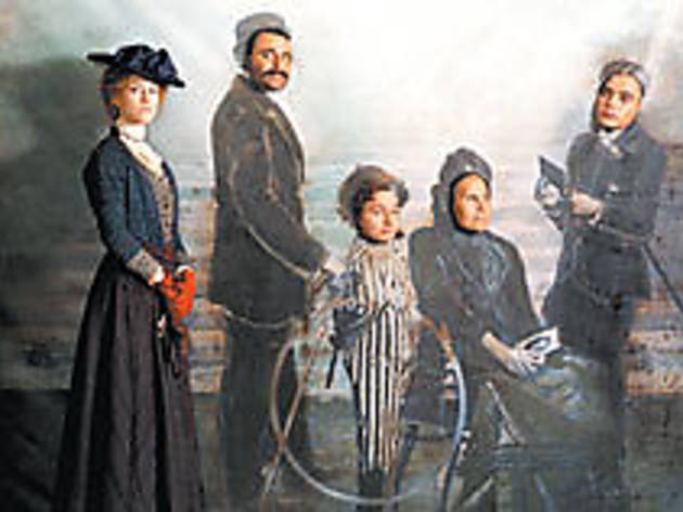 PRETTY AS A PICTURE Gainsbourg, left, inserts herself into a family portrait PRETTY AS A PICTURE Gainsbourg, left, inserts herself into a family portrait.
