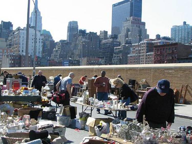 Eat and shop at the Hell's Kitchen Flea Market