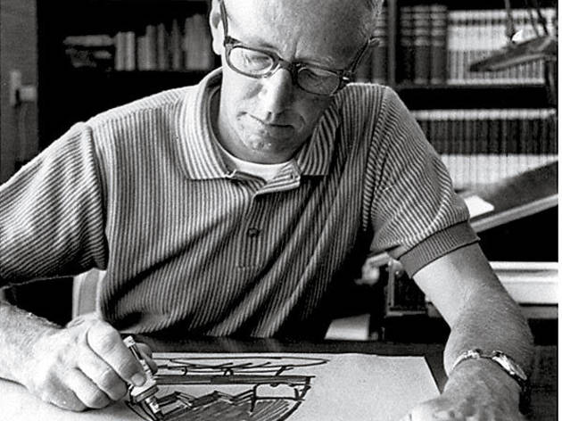 CHUCK OF THE DRAW Schulz sketches his most famous creation CHUCK OF THE DRAW Schulz sketches his most famous creation.