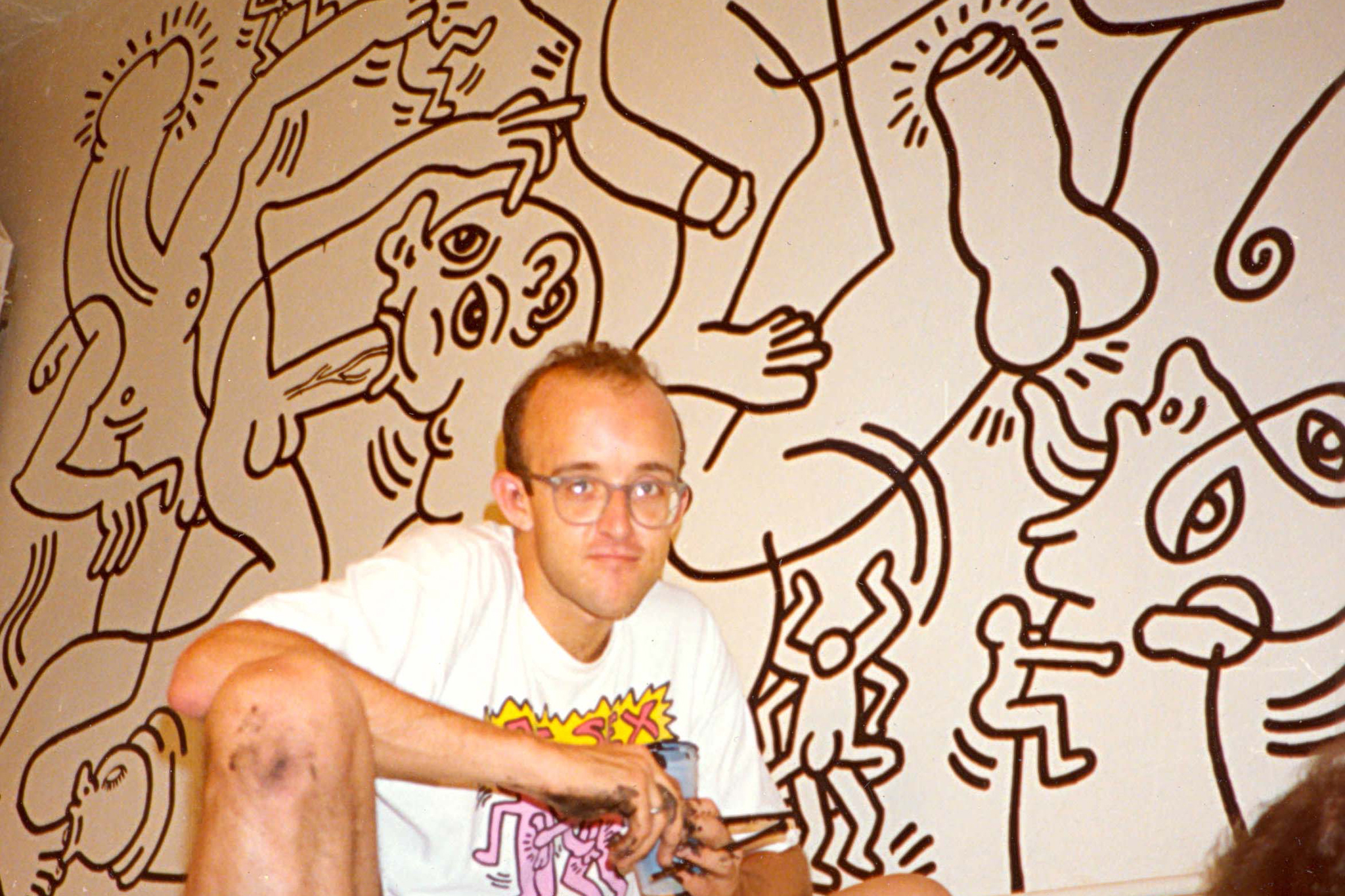 Keith Haring's iconic 'FDR Drive Mural' will be on display for a limited time on Elizabeth Street