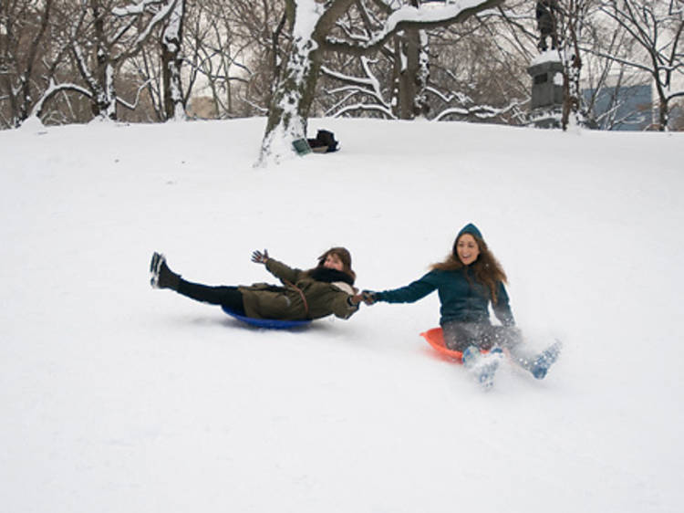 Go sledding and rediscover your inner kid