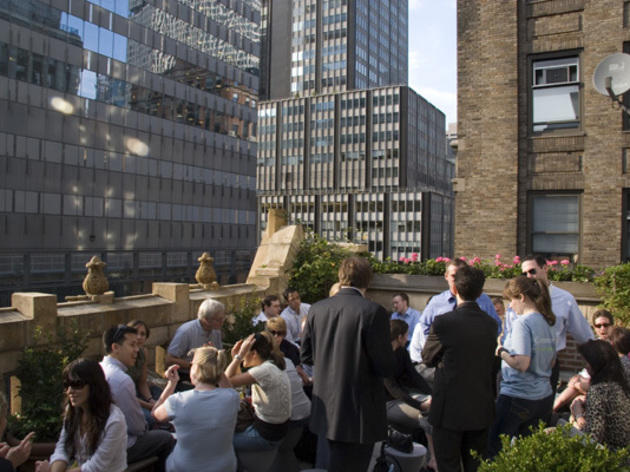 Bookmarks Rooftop Lounge At The Library Hotel Bars In Midtown New York