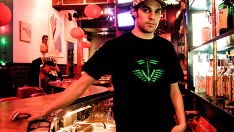 Pictured: Bartender and skater Tino Razo (Photograph: Stefano Giovannini)