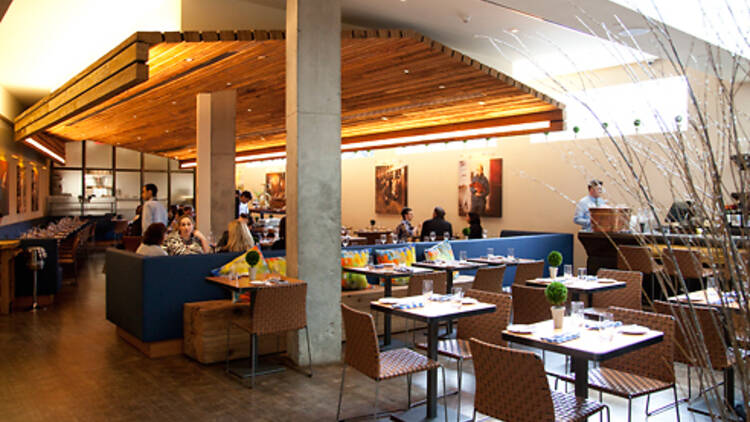 Watch flapjacks get flipped at David Burke Kitchen