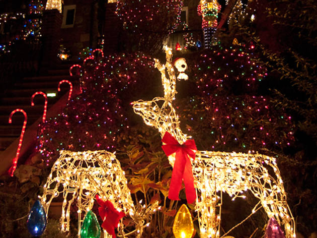 Christmas lights and decorations in New York Christmas lights and decorations in New York