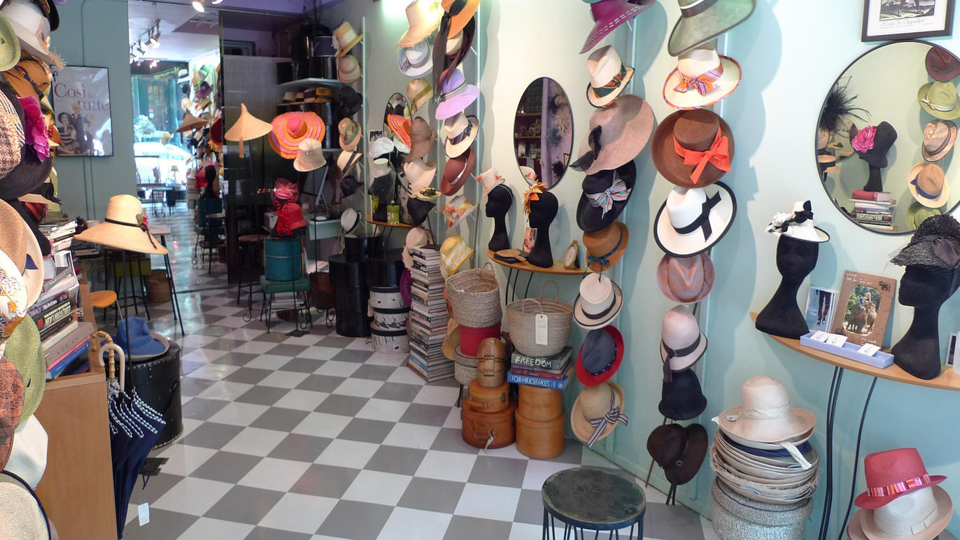 The Hat Shop Shopping in Soho, New York