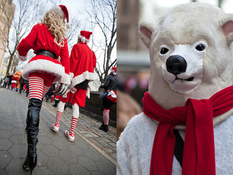 Photos: SantaCon 2010 storms NYC