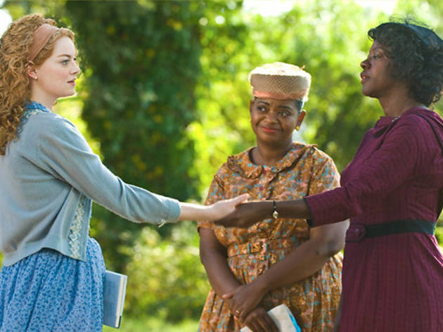 Emma Stone, Octavia Spencer and Viola Davis in The Help Emma Stone, Octavia Spencer and Viola Davis in The Help.