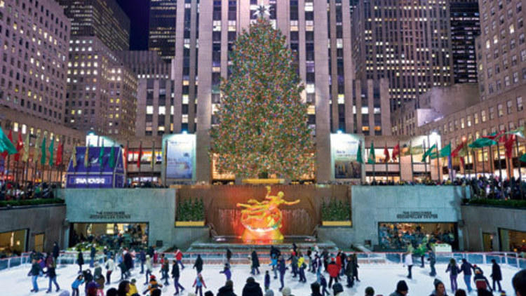 Blind yourself in the glorious illumination of the Rockefeller Center tree