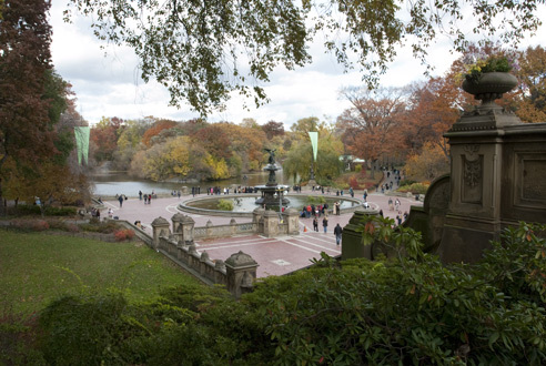 Central Park, Bethesda Fountain  Attractions in Central Park, New