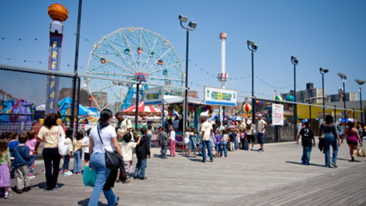 Coney Island boardwalk