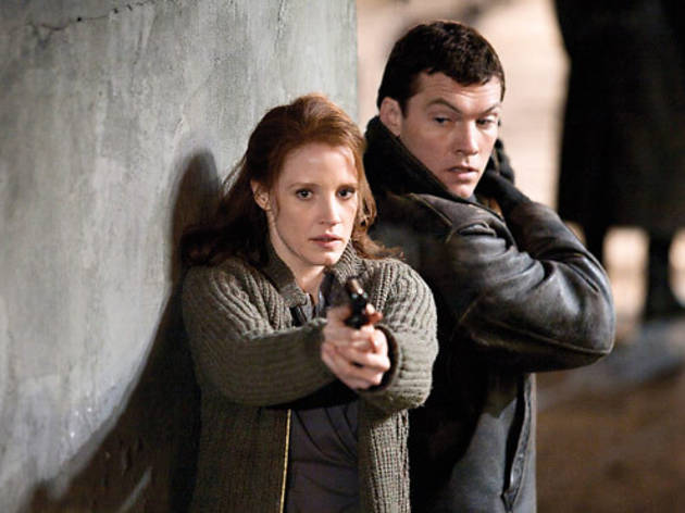 Jessica Chastain and Sam Worthington in The Debt Jessica Chastain and Sam Worthington in The Debt