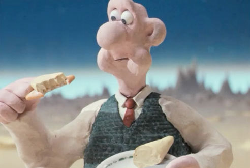 A Grand Day Out with Wallace & Gromit (1989): Pursuit of cheddar cheese